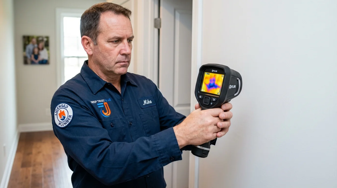 Thermal imaging leak detection by Johns Plumbing LLC in Hardeeville